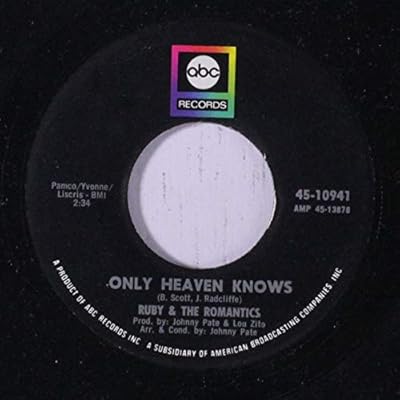 only heaven knows 45 rpm single