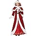 Produktbild Weihnachten Umhang Rot Kapuzen Cape Sexy Weihnachtskostüm Für Damen Kleider Die Weihnachtskönigin Party Aufführung Rolle Spielen Bühnenkleid
