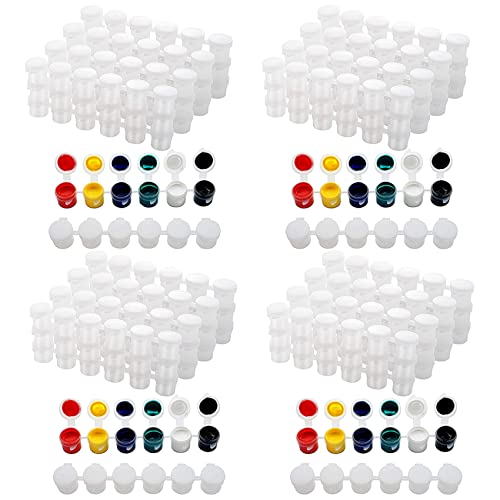 Tiras de pintura vacías herméticas para evitar que se sequen tus mezclas de color de 5 ml