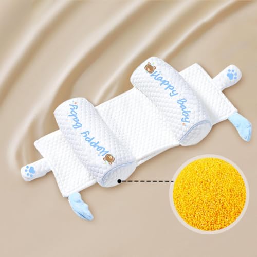 Almohada de cabeza plana para niños ideal para viajes en coche y avión 5