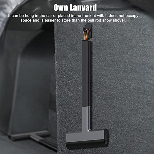 Pá de neve de pára-brisa de carro, raspador de gelo de escova de neve para carro, ferramenta de remo