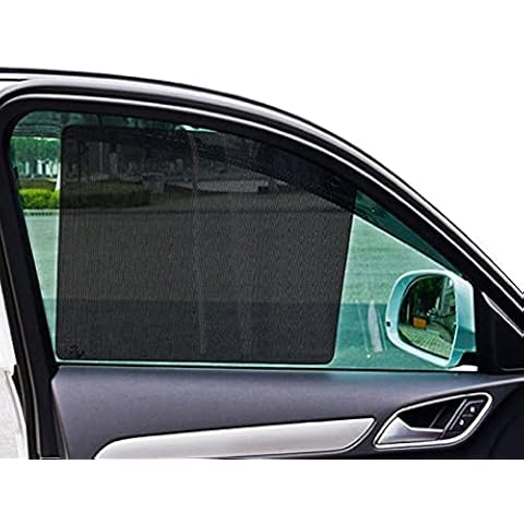 Big Ant Car Window Sun Shade,Side Window Shade Block Sun Glare, Harmful Heat, UV Rays, Sun Glare Reducer Cling Window Shade Protect Driver Baby Child Or Pet's Eyes,2PC Cover