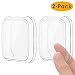 EZCO Compatible Fitbit Versa Screen Protector Case (2-Pack), Soft TPU Plated Bumper Case All-Around Protective Screen Cover Shell Compatible Fitbit Versa Smart Watch (Clear+Clear)