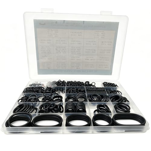 HTJZWG 1030PCS Nitrile Rubber O-Ring Assortment Kit in 31 Sizes