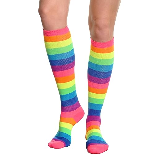 Angelina Novelty Assorted KNEE HIGH Women's Kids Girls Socks