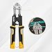 GRENPRO Wire Cutters Heavy Duty 8 Inch, Mini Bolt Cutter & Small Wire Cable Cutters, Wire Clippers for Crafting, Wire Cutter Pliers with Soft Anti-Slip Handle