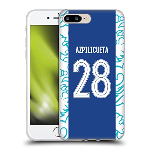 Carcasa iPhone 8 Plus Chelsea para ver el fútbol con amigos funda suave Azpilicueta