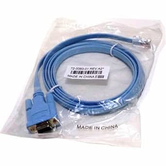 4 Pack Cisco 6 ft. Rollover Console Cable RJ45 Male to DB9 Female 72 ...