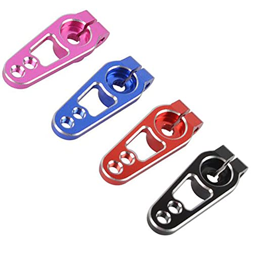 tunghey 4PCS Metal 25T Servo Horn 25 Teeth Spline Steering Arm Server Rocker Compatible with Savox Power HD Emax MG995 MG996 Servos Motors RC Car Crawler Drift Car Airplane Boat