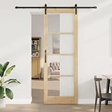 Sûr et stable : roulettes renforcées et sécurité anti-saut intégrée pour empêcher la porte de sauter à l'extérieur ; conçue pour une utilisation en intérieur pur, la construction en pin répond aux exigences les plus élevées en matière de durabilité et de comportement silencieux