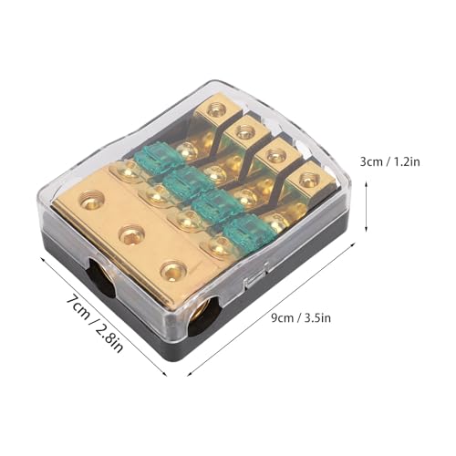 Bloco de Distribuição Fundido ANL, Mini Suporte de Fusível ANL Calibre 0 2 4 Em 4 6 8 Calibre Saída