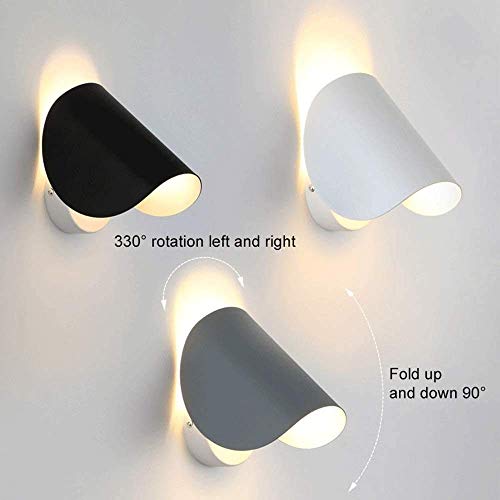 Aplique de pared LED de 3W luz de montaje en pared regulable para pasillo interior 4