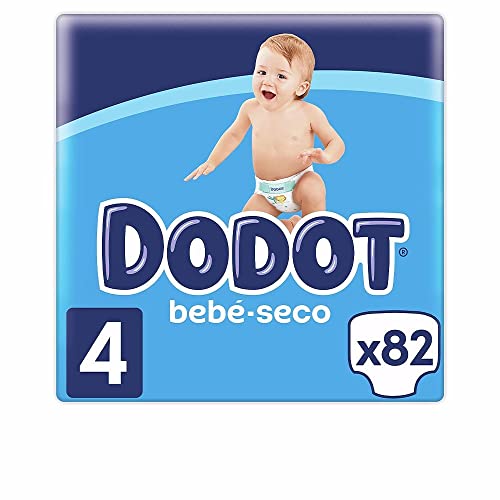 Dodot Bebé-Seco Pañales Talla 4, 88 Pañales, Con Canales De Aire, 9-14 kg