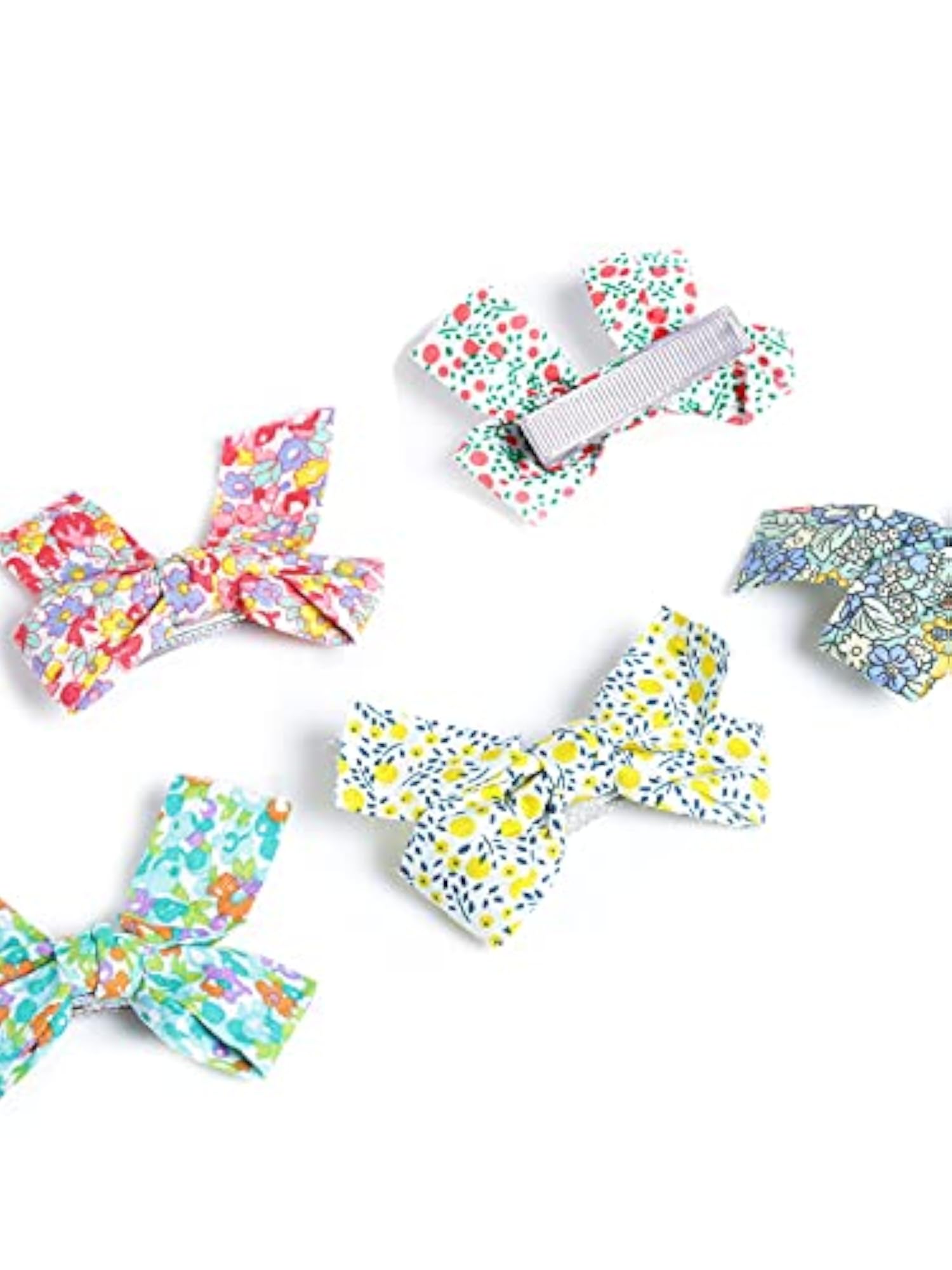 Combo of 13 pcs Printed Bow Hair Clips