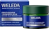 WELEDA Bio Festigende Tagespflege Blauer Enzian & Edelweiß - Naturkosmetik Natural Anti Aging Gesichtscreme/Feuchtigkeitscreme mindert tiefe Falten & reduziert Pigmentflecken (vegan, 40ml)