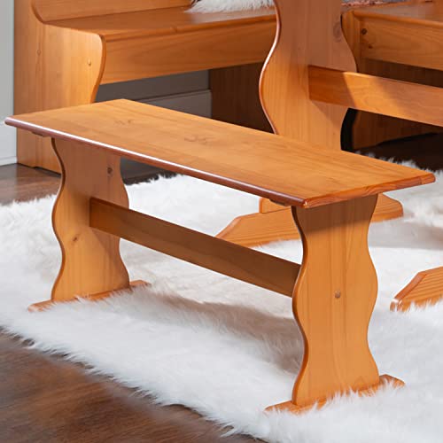 Linon Chelsea Kitchen Bench Nook, Brown #TOP4