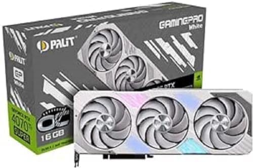 Palit RTX 4070 Ti Super GamingPro White OC, 16GB GDDR6X : Amazon 