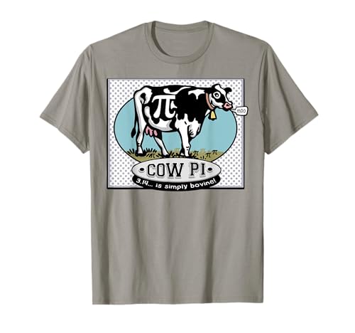 Funny Pi Day Cow Pi March 14 Math Geeks T-Shirt Funny Pi Day Cow Pi March 14 Math Geeks T-Shirt