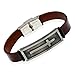 Schmuck Armbänder Schmuck Einfaches europäisches und amerikanisches Herren-Armband Legierung Kreuz Vintage Rindsleder Armband Personalisierter Straßenschmuck, Leder, Ohne Edelstein