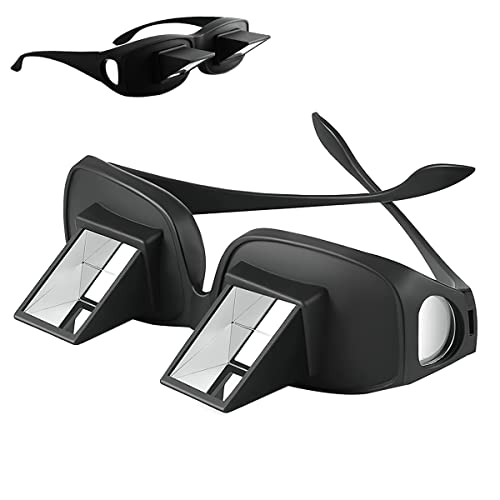 Taozoey Horizontal Lazy Glasses, High Definition Glasses, Nouvelles lunettes paresseuses, Horizontal Lazy Prisme pour lire, regarder la télévision, Universel