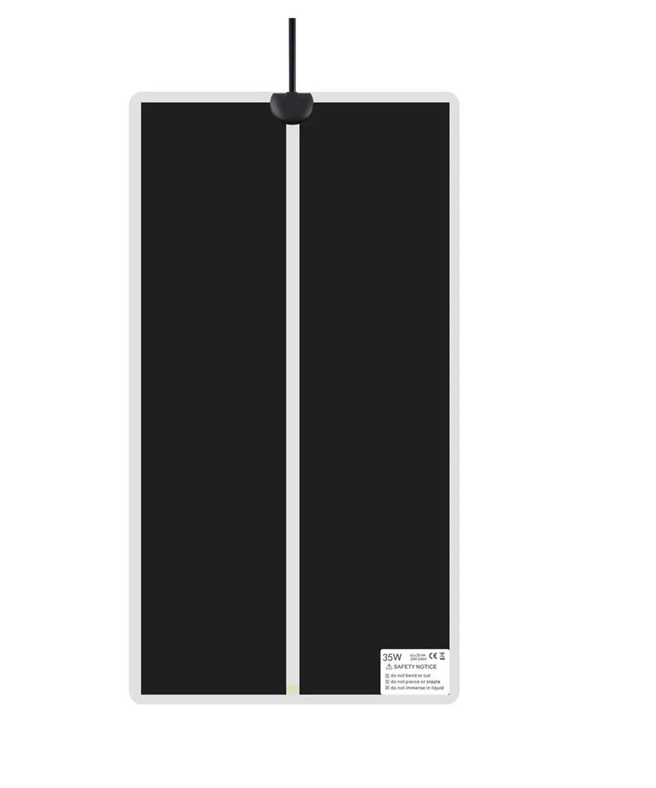 Heizmatte für Pflanzen, 5–45 W, wasserdicht, Pflanzensamen, Keimung, Anzucht, Klon-Starter-Pad, Gartenbedarf, Reptilien, Heizmatte, beheizter Anzuchtkasten (35 W)