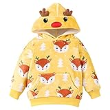 GETUBACK Baby Girls Boys Coat Toddler Little Kids Cartoon Winter Jackets Fleece Outwear Deer Brown 8