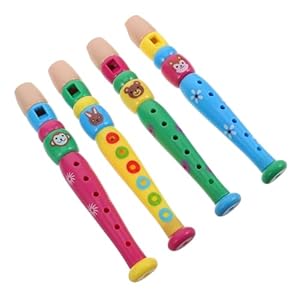 Abaodam Kolorowe Flety Dla Dzieci 4 szt.