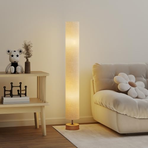 Image of HOMCOM LED Floor Lamp with Light, Modern Standing Lamp, 120cm, Grey