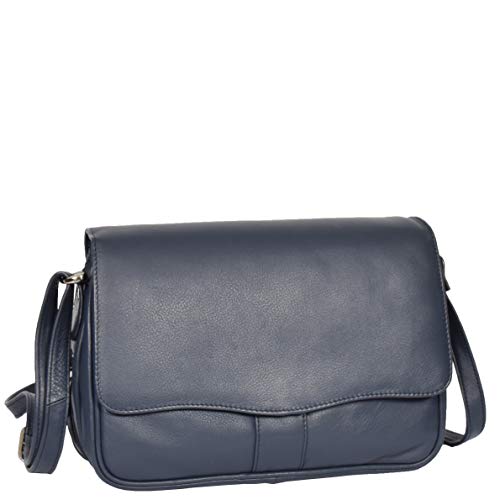 Sac à main italien classique en cuir marron MIA pour ne plus manquer d'espace