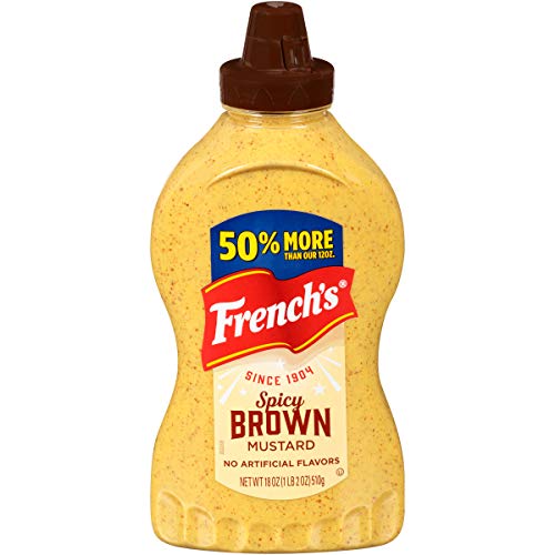 French s Spicy Brown Mustard Squeeze Bottle, 18 oz,