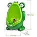 Frog Potty Training Urinal for Boys Toilet with Funny Aiming Target - Green