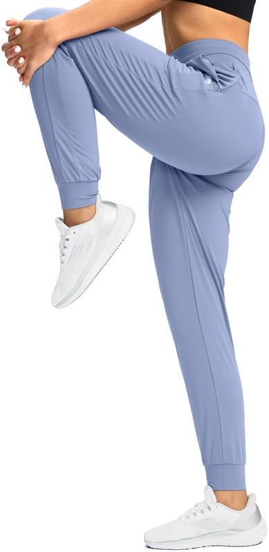 G Gradual Women's Joggers Pants with Zipper Pockets High Waisted Athletic Tapered Sweatpants for Women Workout Lounge - Image 2