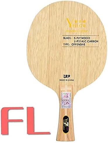 N&R Table Tennis Rackets - New Friendship 729 Black Blue Yellow ALC Carbon Table Tennis Blade Offensive Ping Pong Racket Bat MANIHOM