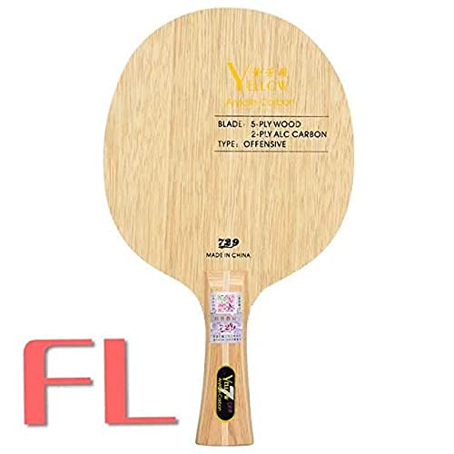 N&R Table Tennis Rackets - New Friendship 729 Black Blue Yellow ALC Carbon Table Tennis Blade Offensive Ping Pong Racket Bat MANIHOM