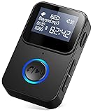 Mp3 Player with Bluetooth - Tensun Portable Music Player for Running Walking, Mini Digital Lossless Mp3 Mp4 Player with Long Battery Life, Support TF Card Hands-Free Call Aux Bluetooth 5.0 Car Adapter