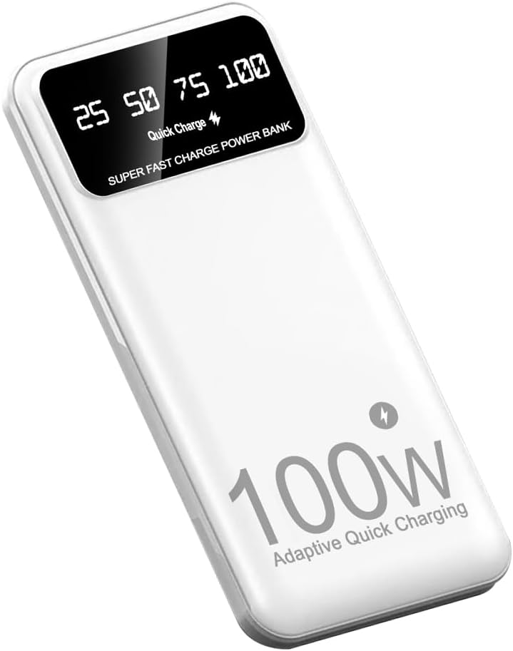 INIU Power Bank, 22.5W PD3.0 QC4.0 Fast Charging LED Display 10000mAh Portable Charger, 3A Outputs Flashlight Phone Battery Pack Compatible with Phone 16 15 14 13 12 Samsung Xiaomi and more.