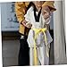 balacoo 2.4m Comfort Fit Taekwondo Belt Karate Belt for Teens Adults Breathable Martial Arts Waist Wrap