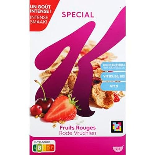 Spécial K K Kellogg S Cereales con frutas rojas – 450 g – Paquete de 450 g