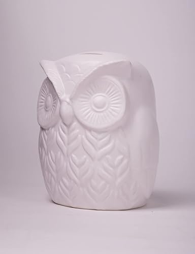 Miniatura 8 de Hucha búho estatua estatua de animales regalos escultura moderna decoración de cerámica 5.5 pulgadas