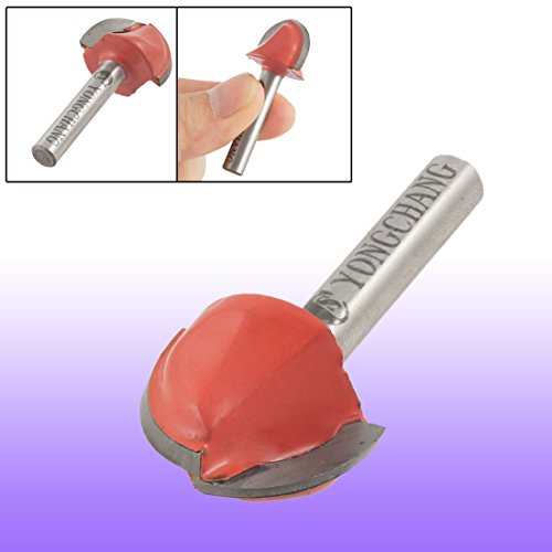 Uxcell Dual Flute Woodwork Core Box Router Bit, 1/4 x 7/8-Inch