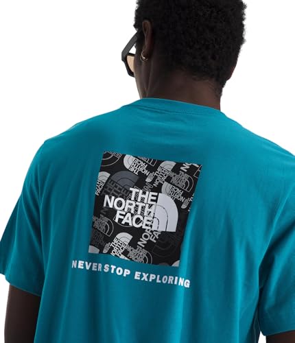 THE NORTH FACE Men's Evolution Box Toss Fill Short Sleeve Tee | Branded T-shirt With Set in Sleeves3