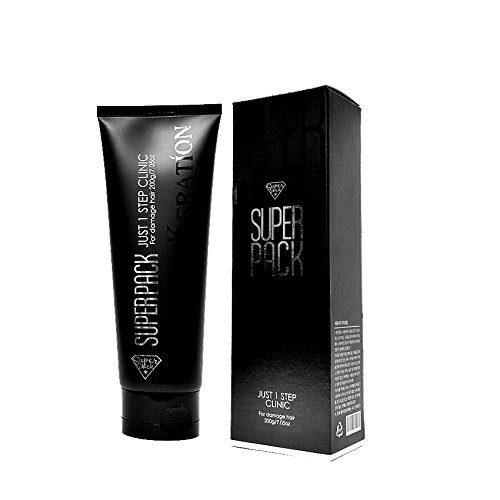 Super Pack For Extremely Damaged Hair 7.05oz - Keratin Hair Treatment Pack Supply Nutrition & Moisture - Just 1 Step Clinic & Quick Repair