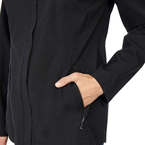 32 DEGREES Women?s Rain Jacket Coat Weatherproof, Black, X-Large