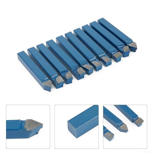 10 Piezas Cortador de Carburo para Torno Metal 1/4" miniatura 3