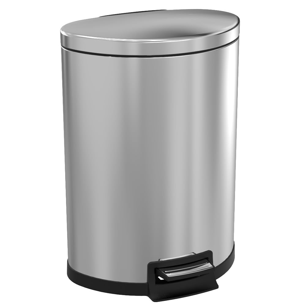 Amazon.com: KOOMADE Trash Can with Lid - Assembled in USA 55 Liter