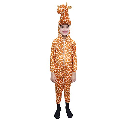 ITSMYCOSTUME Costume Giraffe Zoo Costume Dress Animal Kids Fancy Dress| Animal Fancy Dress For Boys & Girls