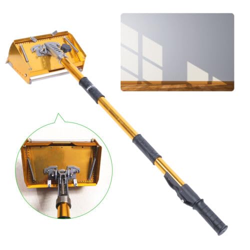 9.8" Trockenbau Kelle Drywall Flat Box Set Home Werkzeuge Verstellbarer Putzpulver Fertigstellung Nivellierung Werkzeug Finishing Mit Justierbarem Verstell Doppelte Feder Griff Tools