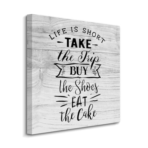 Póster de pared motivacional de 20x20 pulgadas ideal como regalo de boda rústico y original
