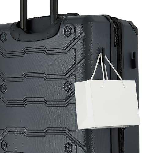 Image of Wrangler ATG Trailway Expandable Hardside Luggage, Jet Black, 22 inch Carry-On