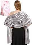Chal versátil: estas bufandas de brillante diseñadas en versátil, se pueden usar como una cubierta para el hombro en una boda o fiesta, una bufanda o chal tradicional para el cuello, una manta en el regazo, una protección solar para el verano, incluso como envoltura para la cabeza durante el viaje, usted Puedes vestirte como quieras.